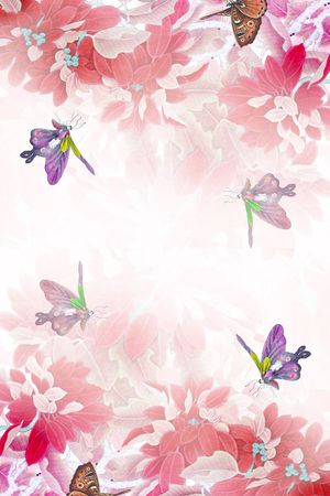 中国风印花花型图片