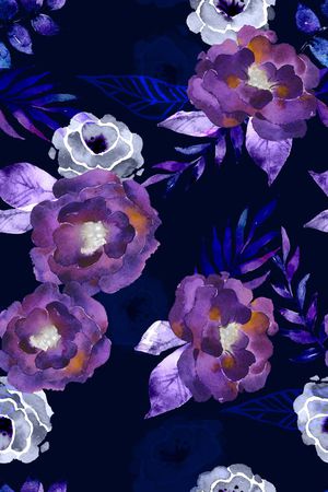 花卉印花花型图片