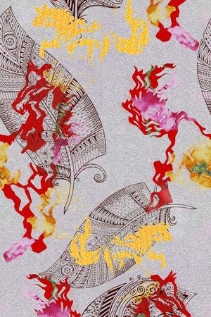 时尚印花花型图片
