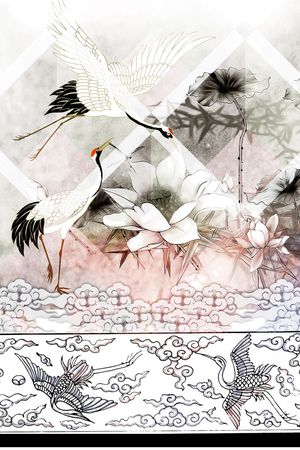 潮流时尚印花花型图片