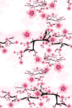 几何花案渐变印花花型图片