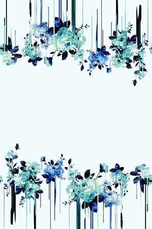 长短不一竖条几何印花花型图片