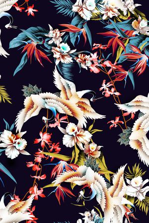 数码印花花型图片