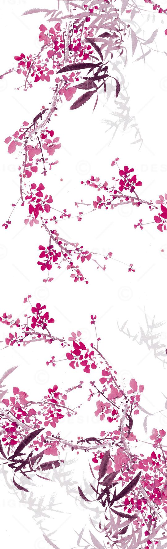 手绘印花花型图片
