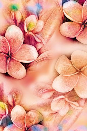 彩铅印花花型图片
