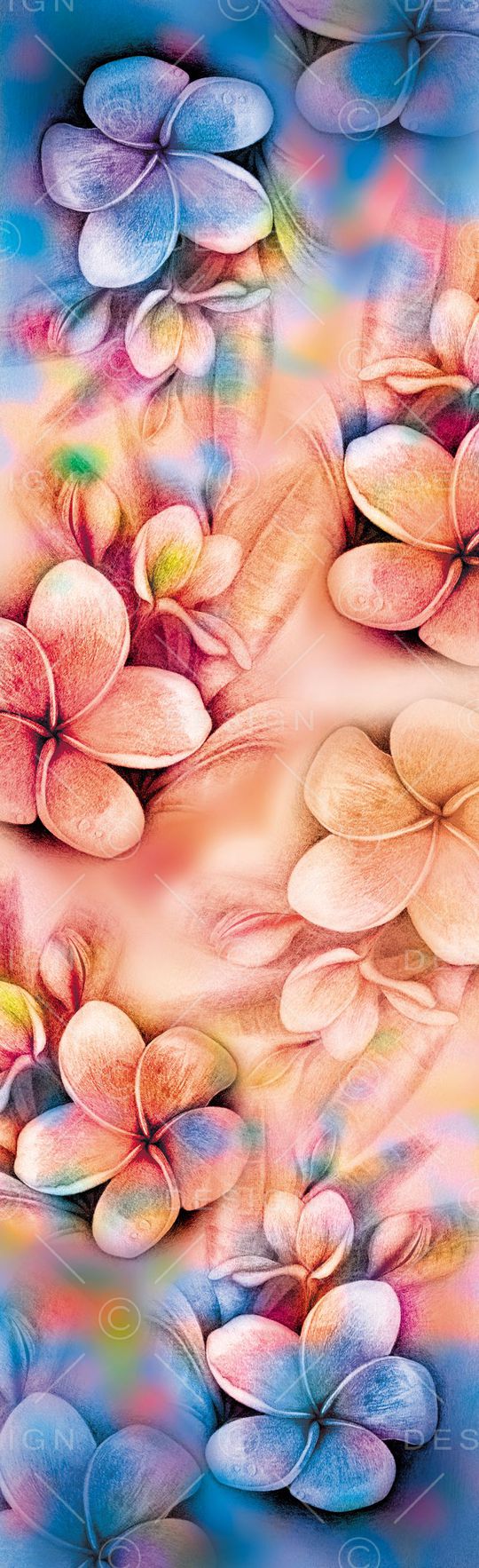 彩铅印花花型图片
