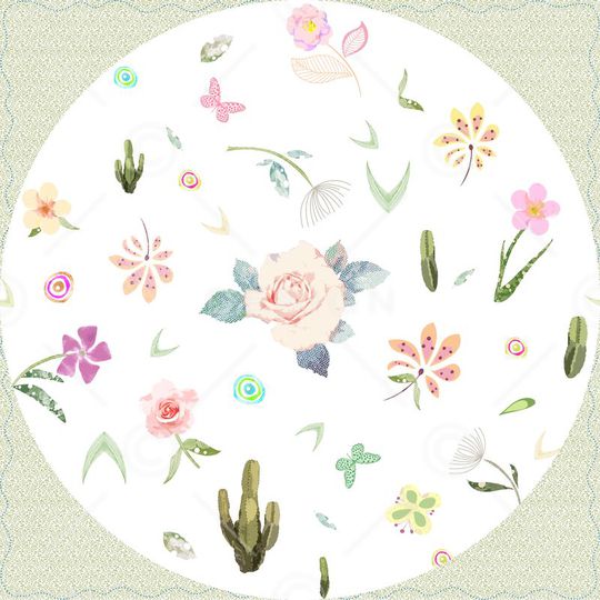 清新印花花型图片