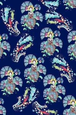森女田园风印花花型图片