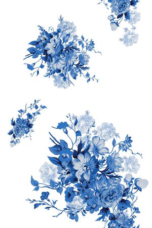 花卉印花花型图片