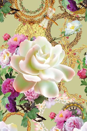 MAX-中国风印花花型图片