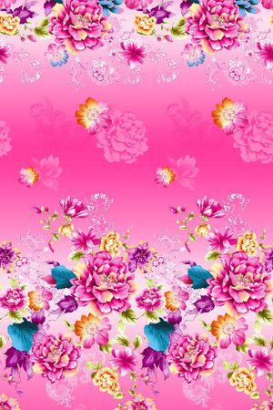 花卉 菊花 花朵 高贵 大气印花花型图片