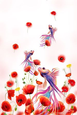 动感印花花型图片