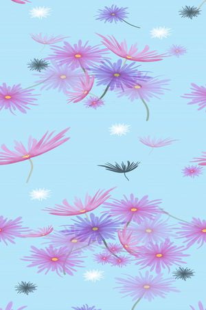 花卉印花花型图片