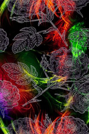 数码印花印花花型图片
