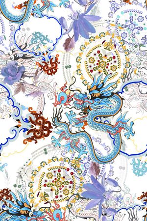 沙发布艺印花花型图片