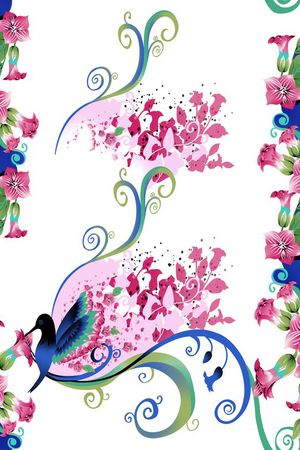 现代印花花型图片
