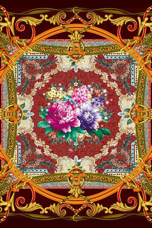 抽象印花花型图片