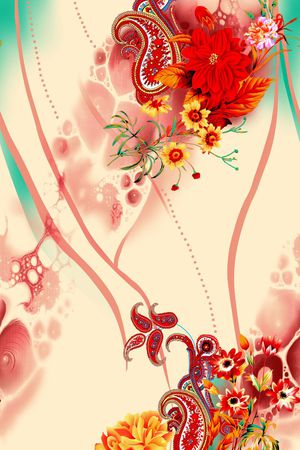 现代印花花型图片
