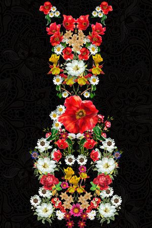 最新时尚流行印花花型图片