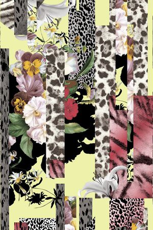 现代印花花型图片