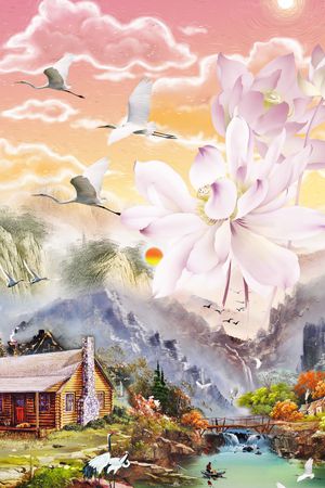 潮流时尚印花花型图片