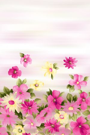 花朵印花花型图片
