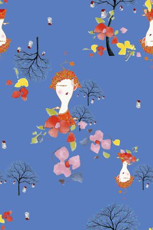 原创印花花型图片
