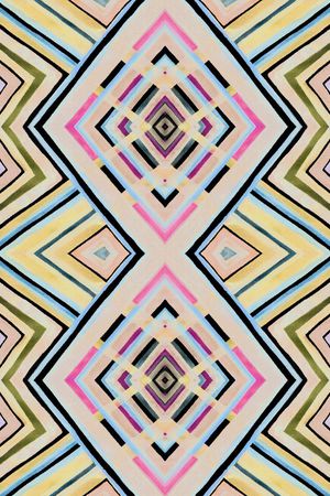 Geometric印花花型图片