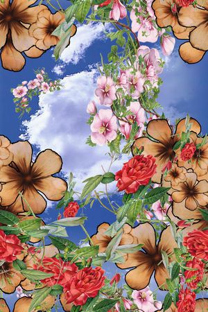 花卉印花花型图片