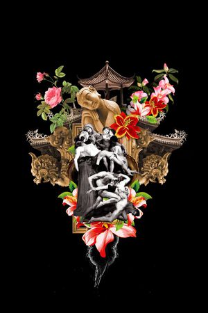 潮流时尚印花花型图片