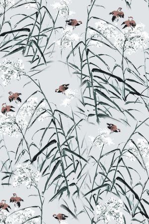大牌印花花型图片