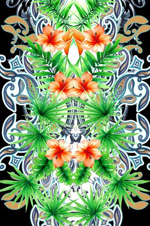 潮流时尚印花花型图片