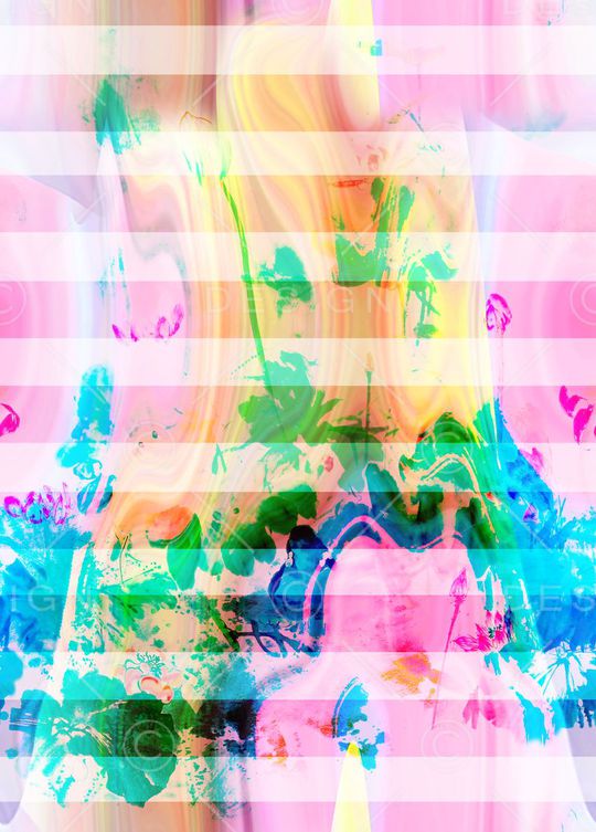未来感 迷幻 浪漫印花花型图片