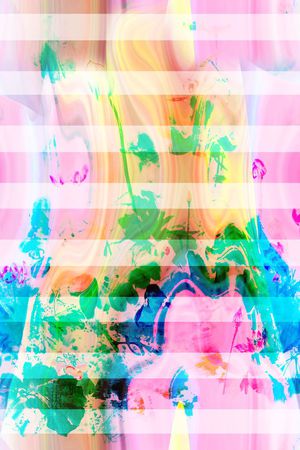 未来感 迷幻 浪漫印花花型图片