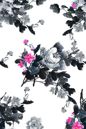 时尚中国风印花花型图片
