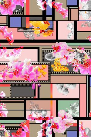 现代印花花型图片