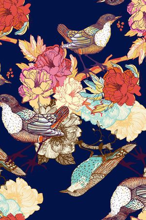 抽象印花花型图片