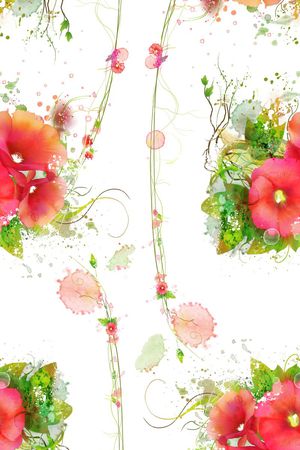 花卉印花花型图片