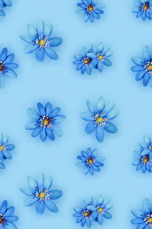 绘风情小花花卉印花花型图片