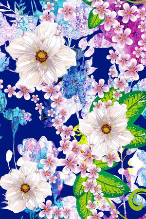 流行时尚印花花型图片