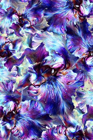 抽象印花花型图片