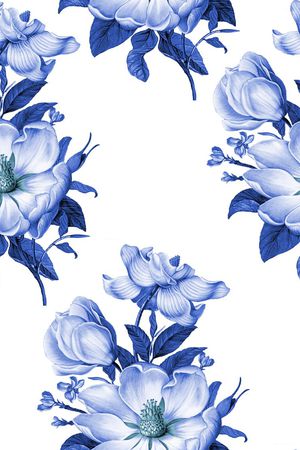 花卉印花花型图片