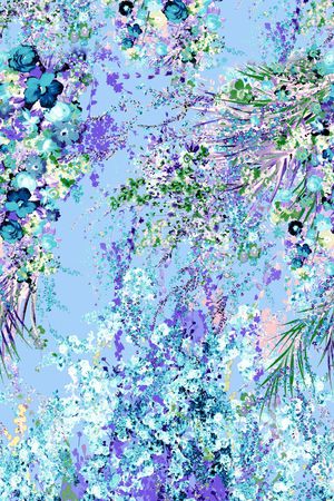现代印花花型图片