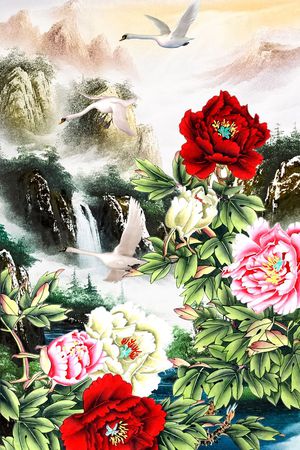 潮流时尚印花花型图片