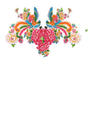 中国风印花花型图片