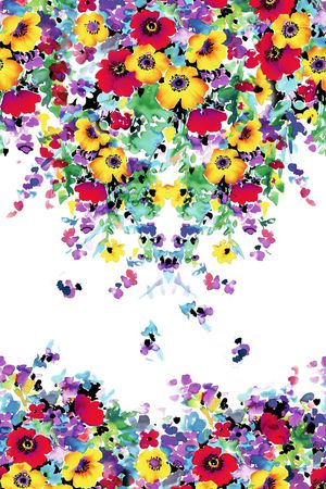 花卉印花花型图片