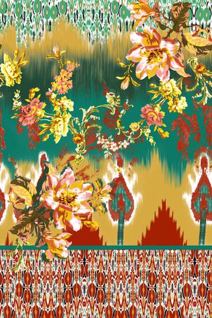 现代印花花型图片