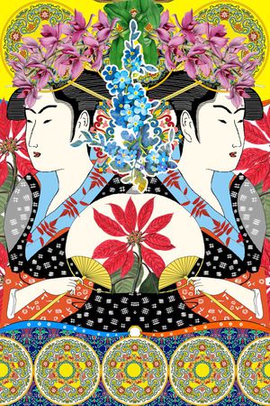 MAX-定位欧美民族风印花花型图片