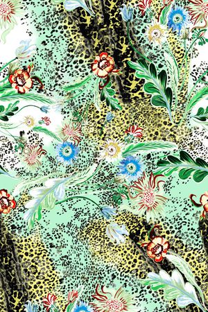 现代印花花型图片