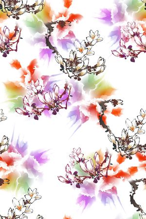 花卉印花花型图片